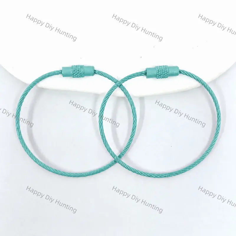 Multicolor Cup Charm Wire For Diy Beadable Keychains