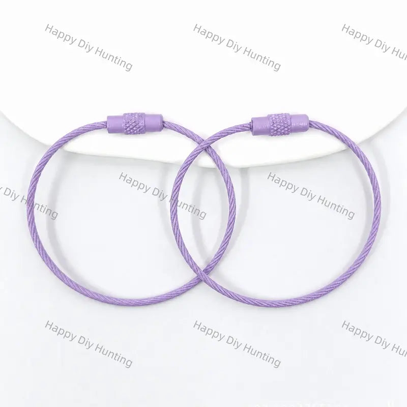 Multicolor Cup Charm Wire For Diy Beadable Keychains