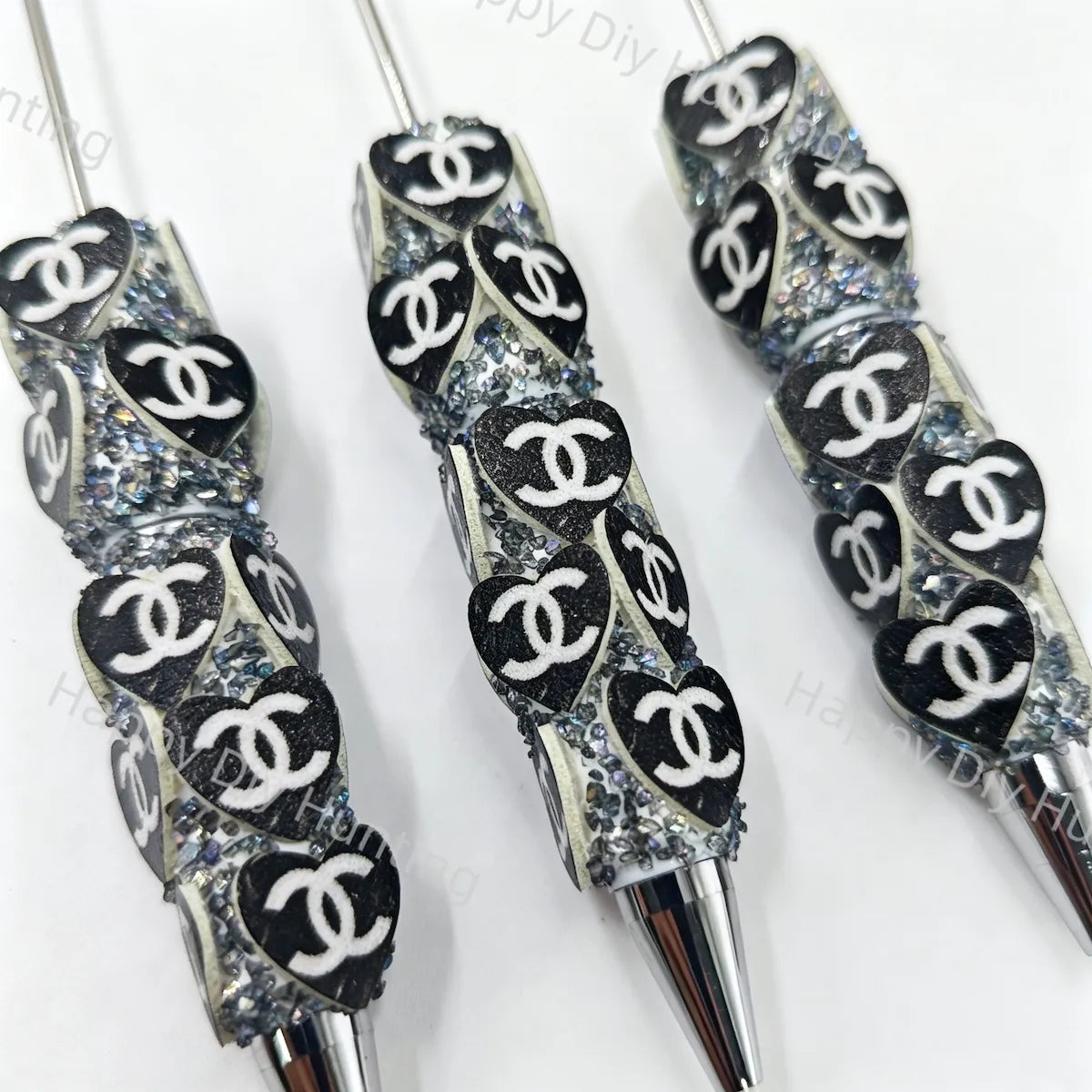 Fancy CC Printed Pattern Beadable Pens Wholeasle,Beadable Pens Supplies