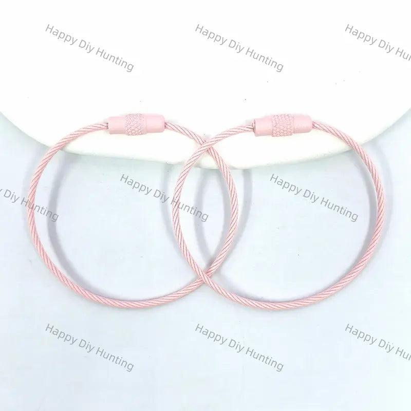 Multicolor Cup Charm Wire For Diy Beadable Keychains