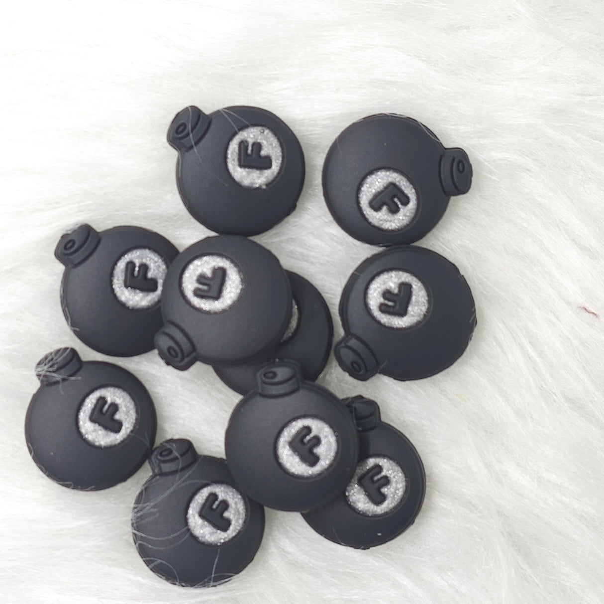 F word bomb Silicone Focal Beads, saying focal beads