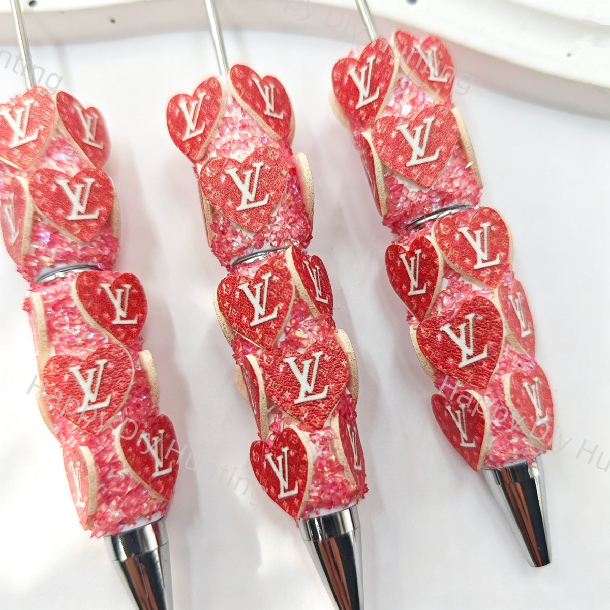 Fancy V*L Printed Pattern Beadable Pens Wholeasle,Beadable Pens Supplies