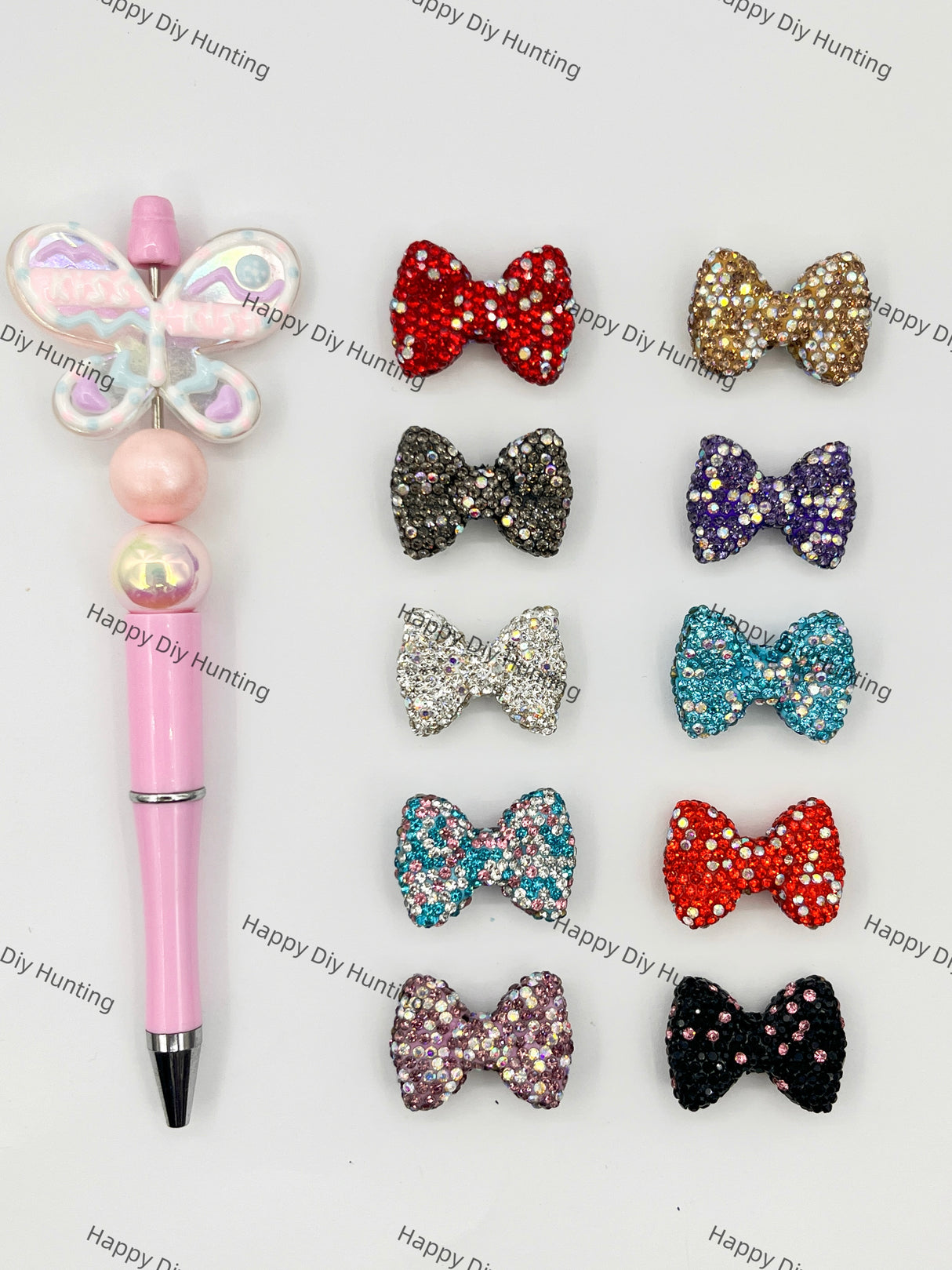 Bowknot Rhinestone Beads