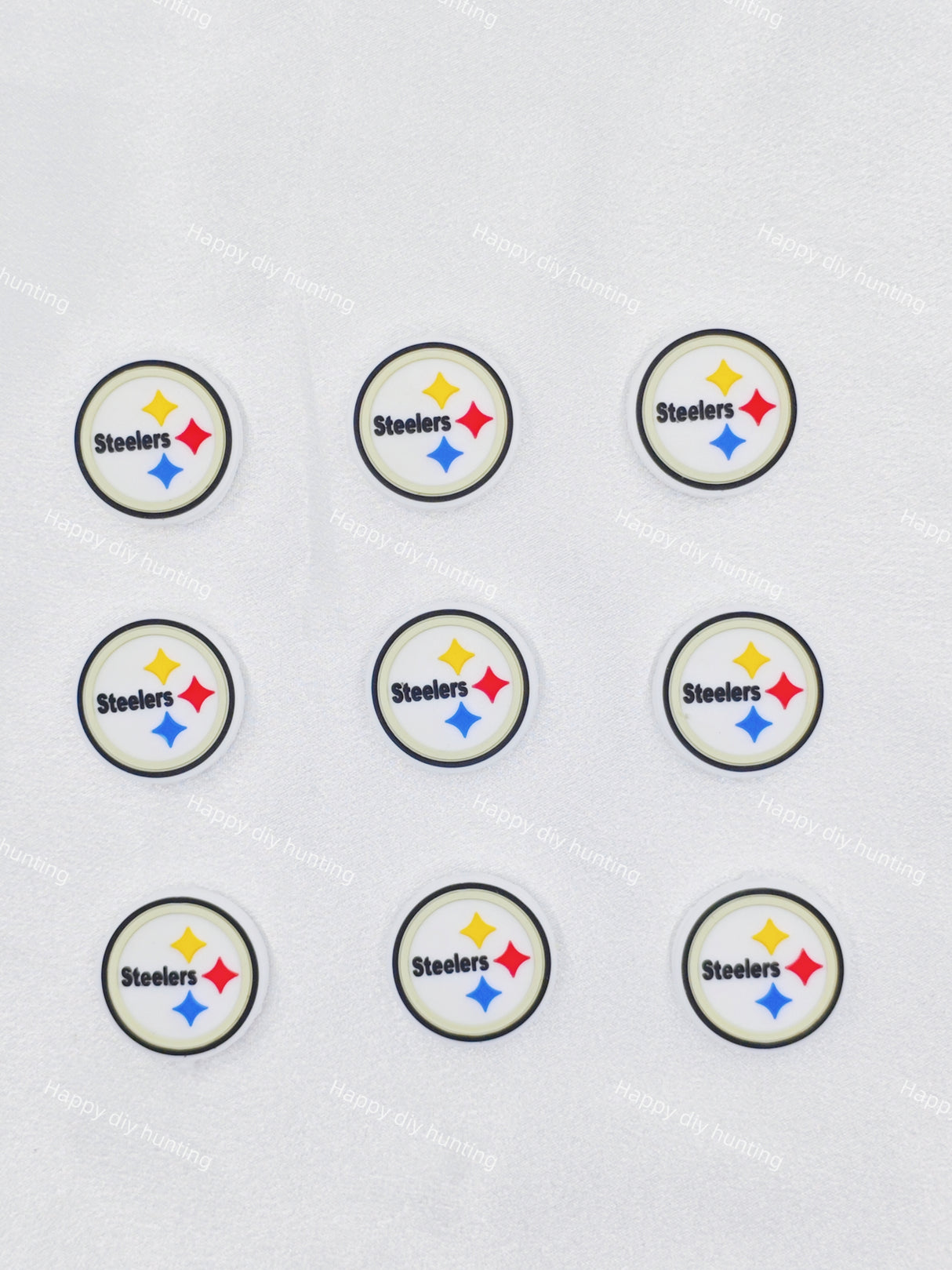 Pittsburgh Steelers Football team Silicone Focal Beads Wholesale, silicone focal beads for pens
