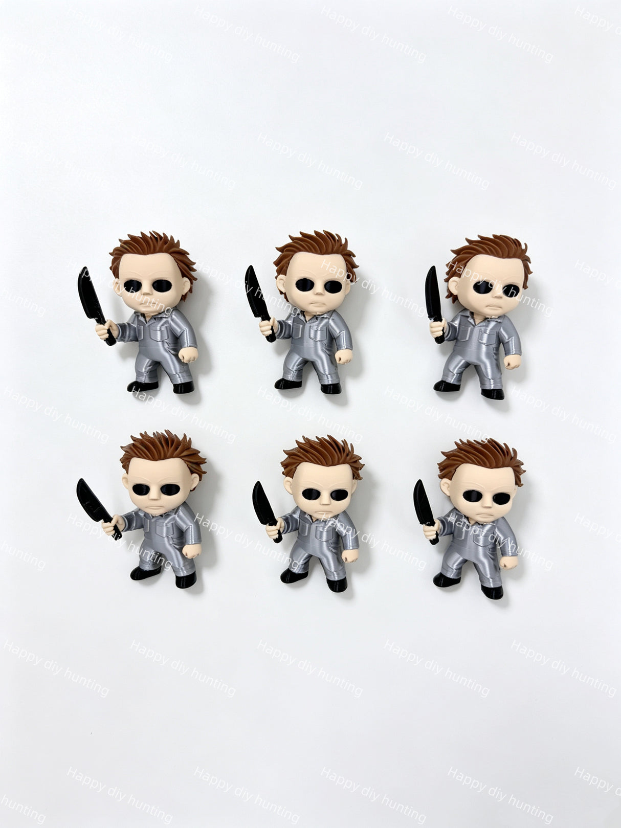 Michael Myers 3D Printed Pen Topper (No Hole)