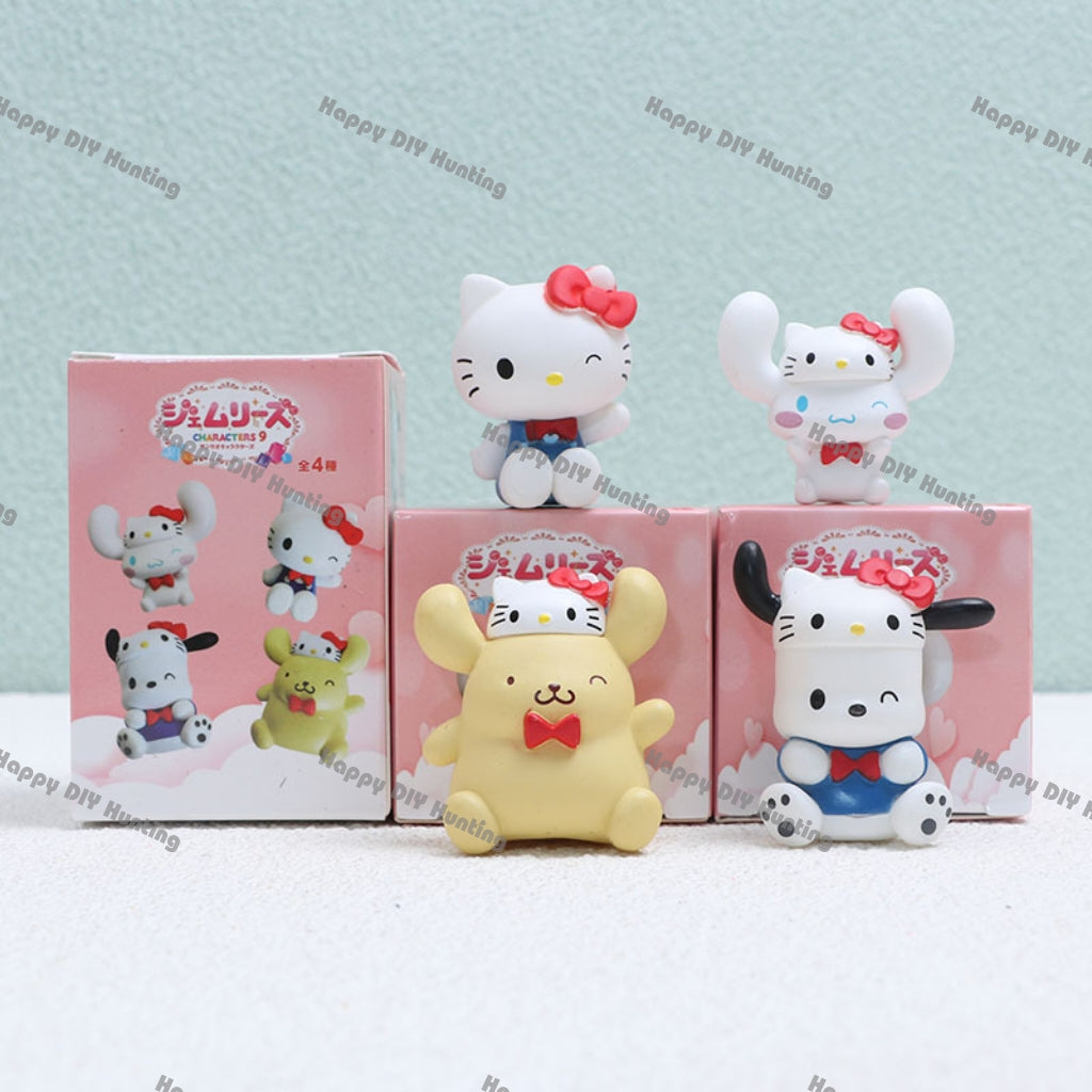 Hk and Friends with cute dog hat Pen Topper(No Hole)