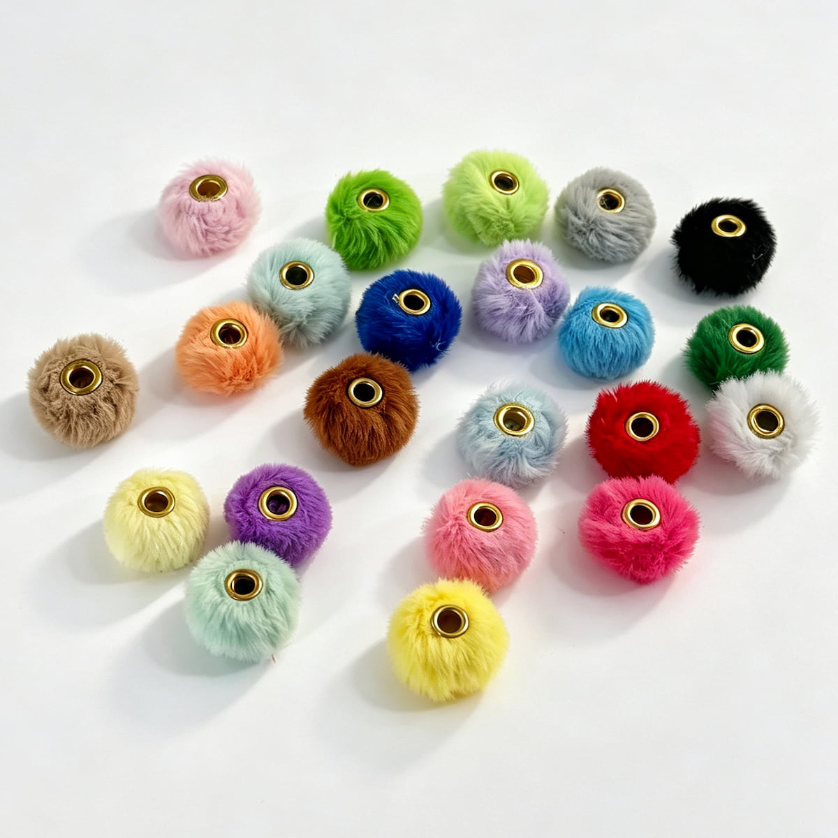 Fuzzy Spacers in Solid Colors