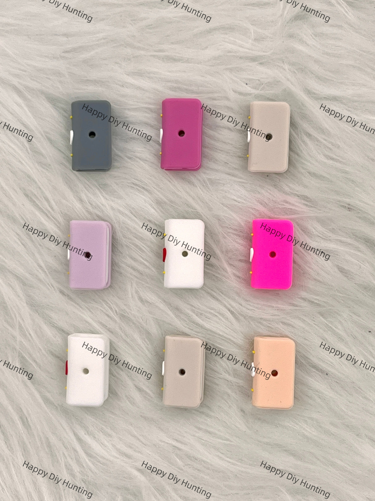 3D Book with heart Silicone Focal Beads Wholesale