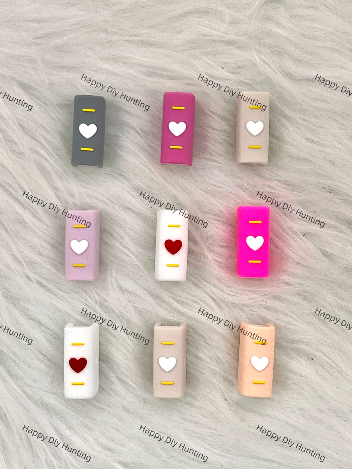 3D Book with heart Silicone Focal Beads Wholesale