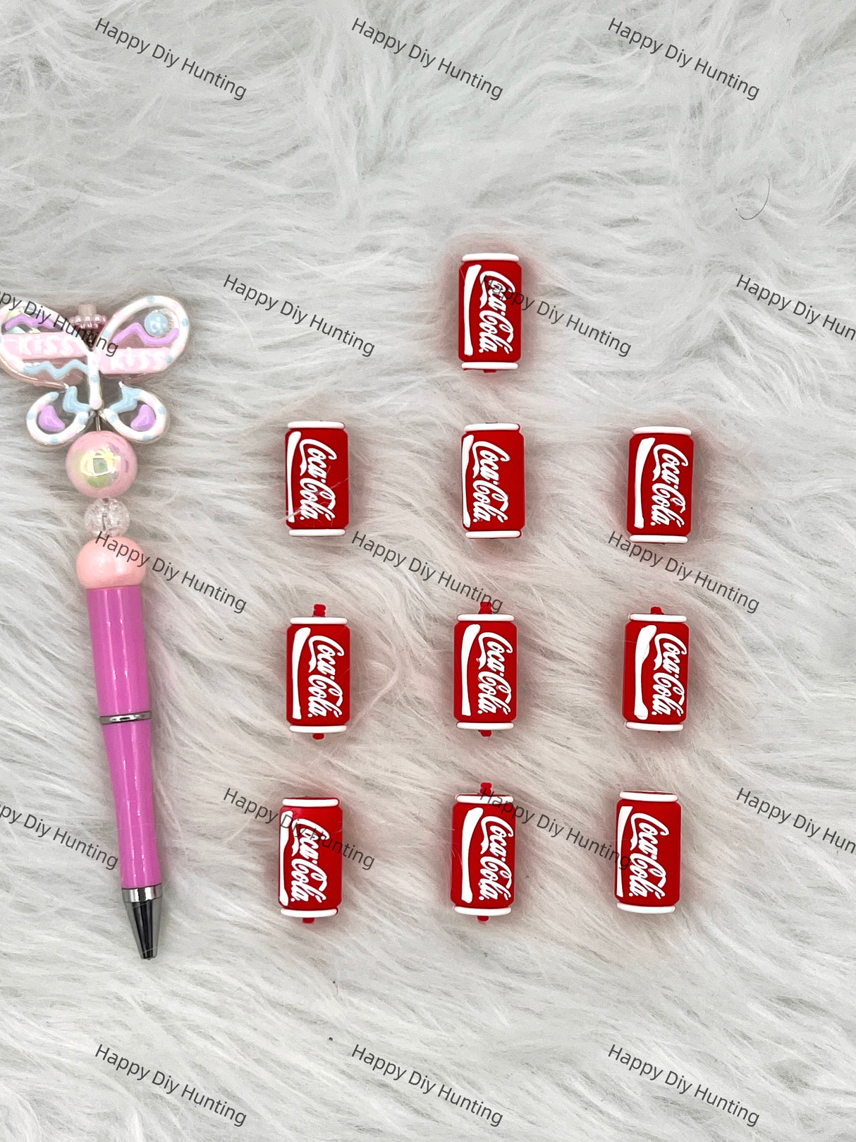 3D Cola Silicone Focal Beads Wholesale