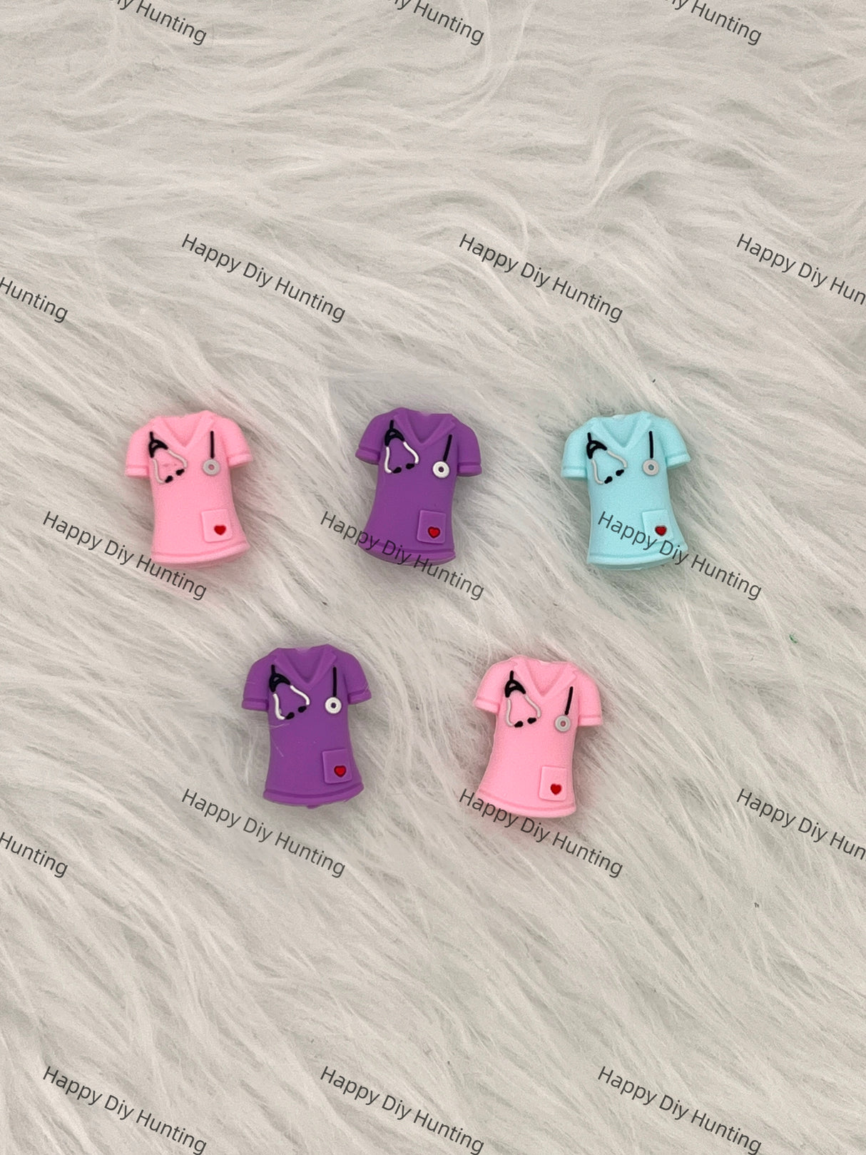 3D Doctor's Costume Silicone Focal Beads Wholesale