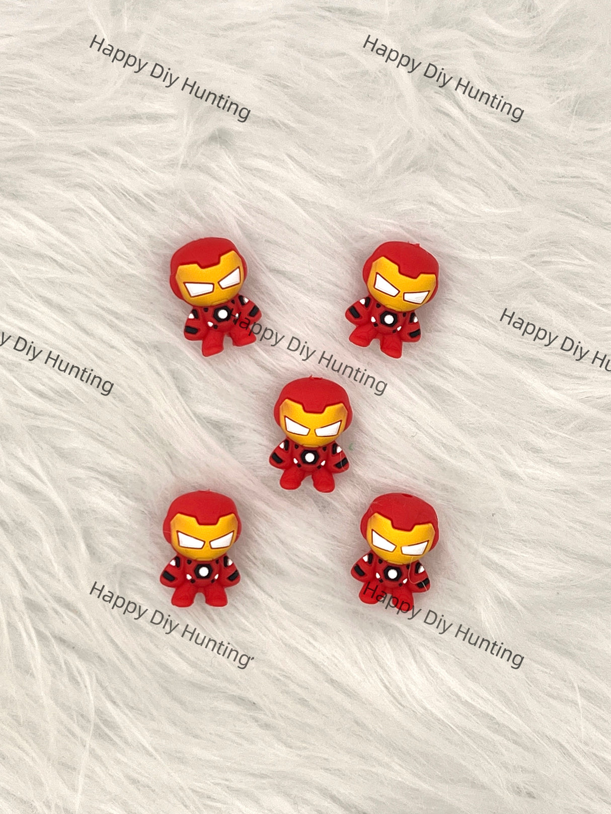 3D Iron Man Silicone Focal Beads Wholesale, silicone focal beads for pens