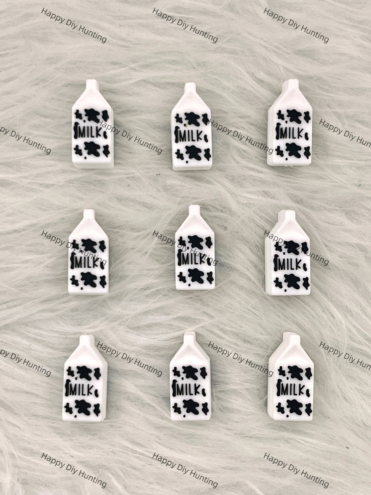 3D Milk Silicone Focal Beads Wholesale