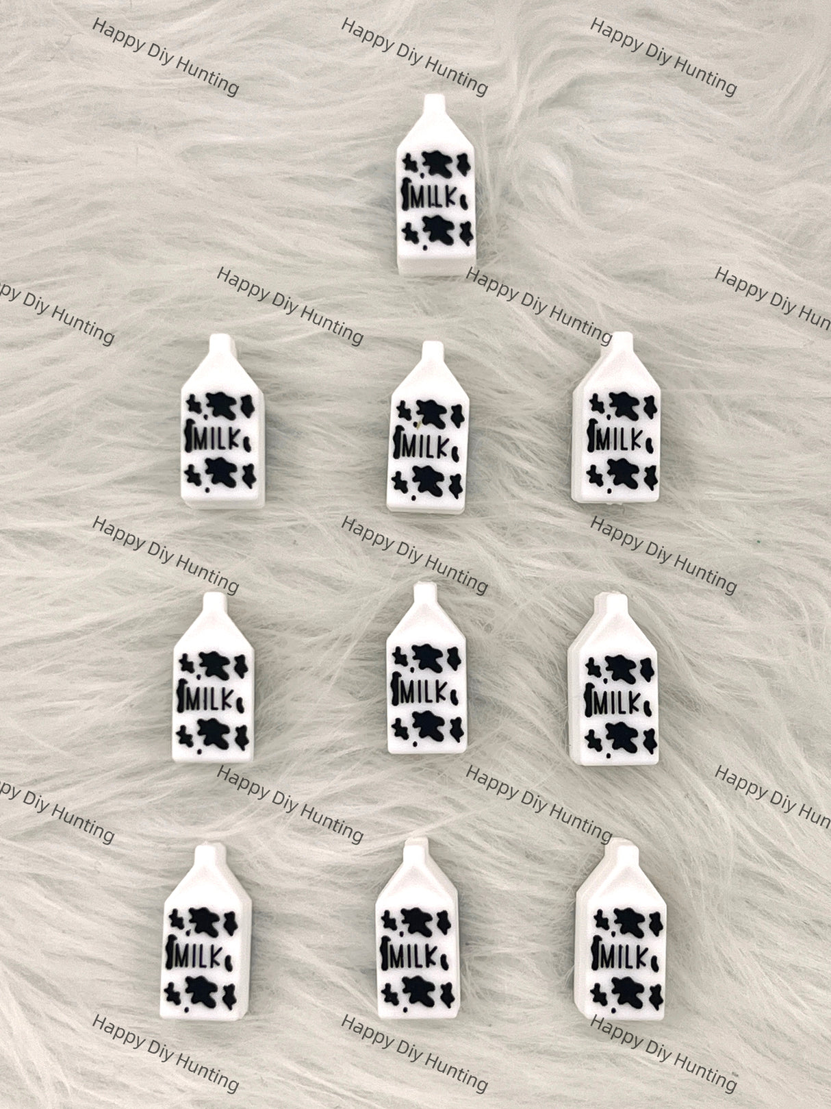 3D Milk Silicone Focal Beads Wholesale