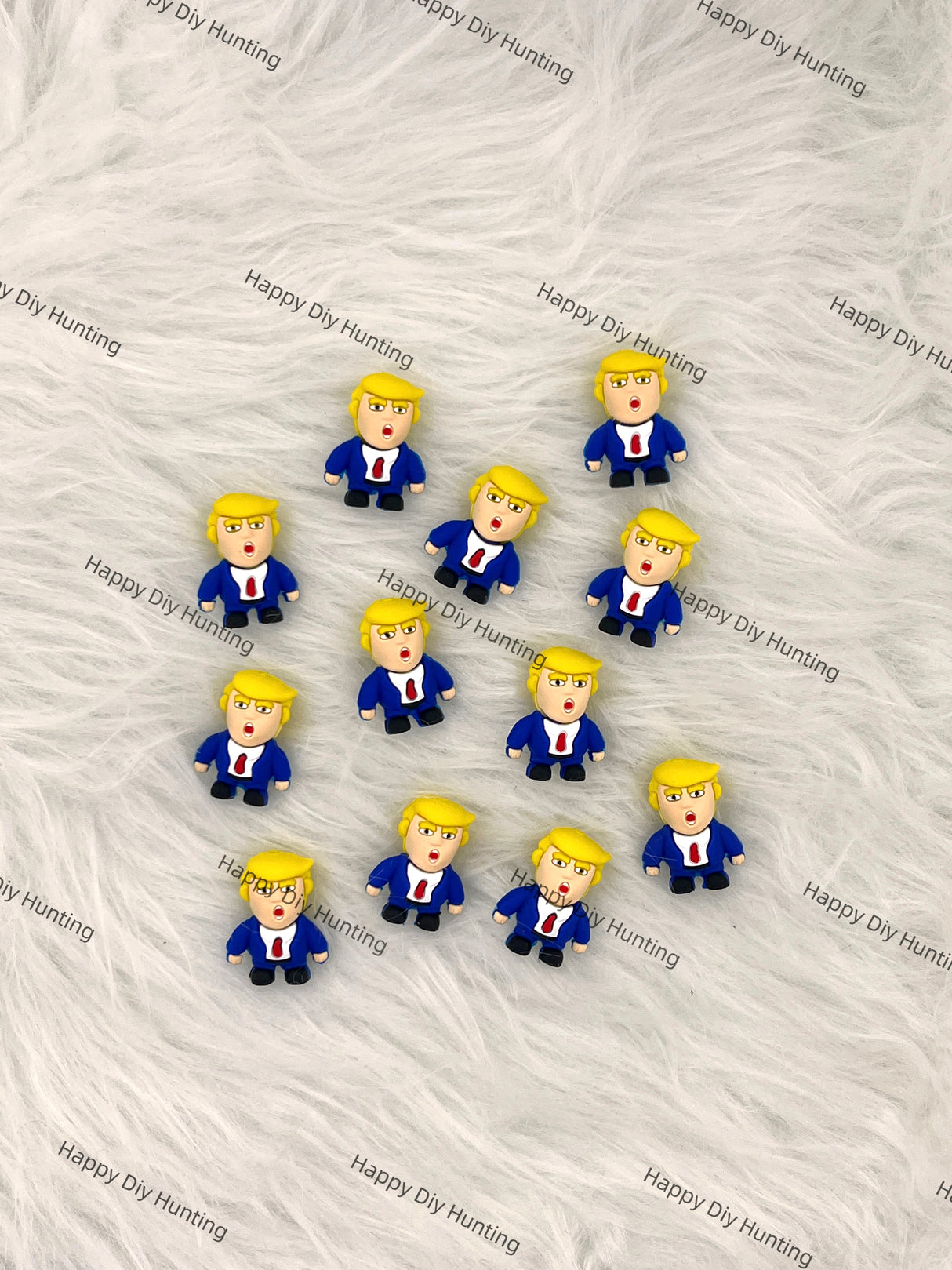 3D President Silicone Focal Beads