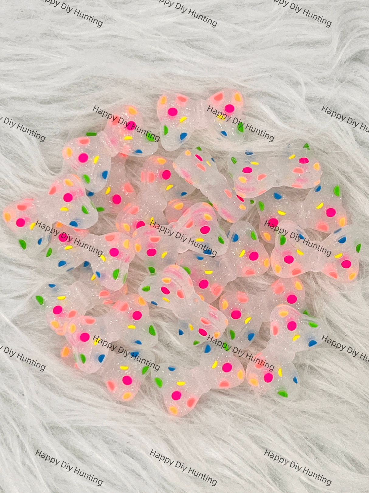 3D Pretty Bowknot Silicone Focal Beads Wholesale
