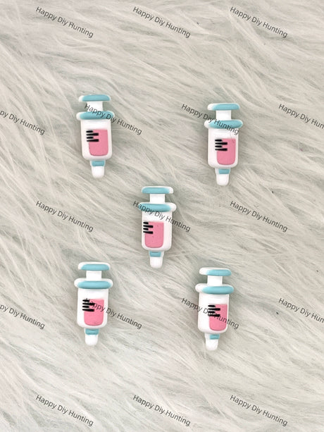 3D Syringe Silicone Focal Beads Wholesale