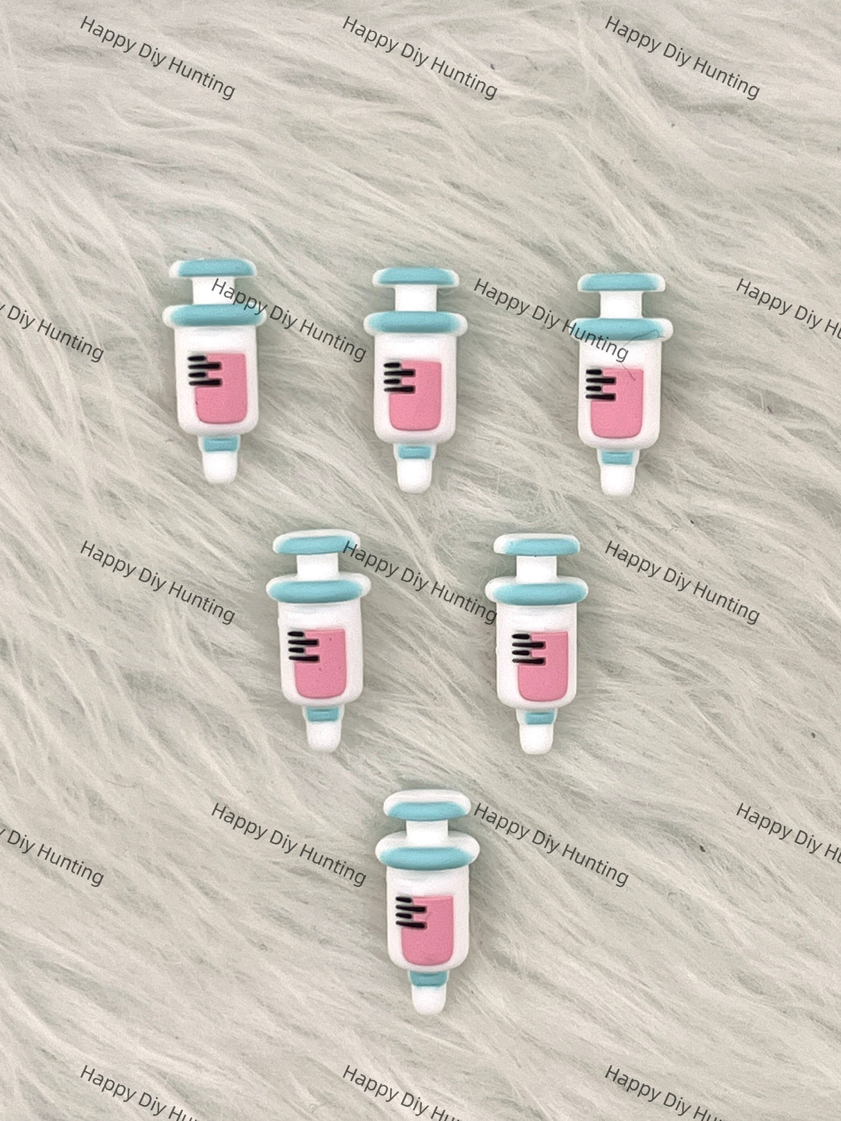 3D Syringe Silicone Focal Beads Wholesale