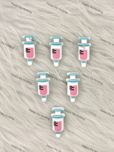 3D Syringe Silicone Focal Beads Wholesale