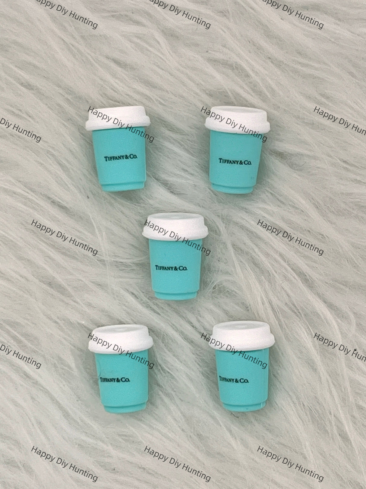 3D Tiffany& Co. Silicone Focal Beads Wholesale