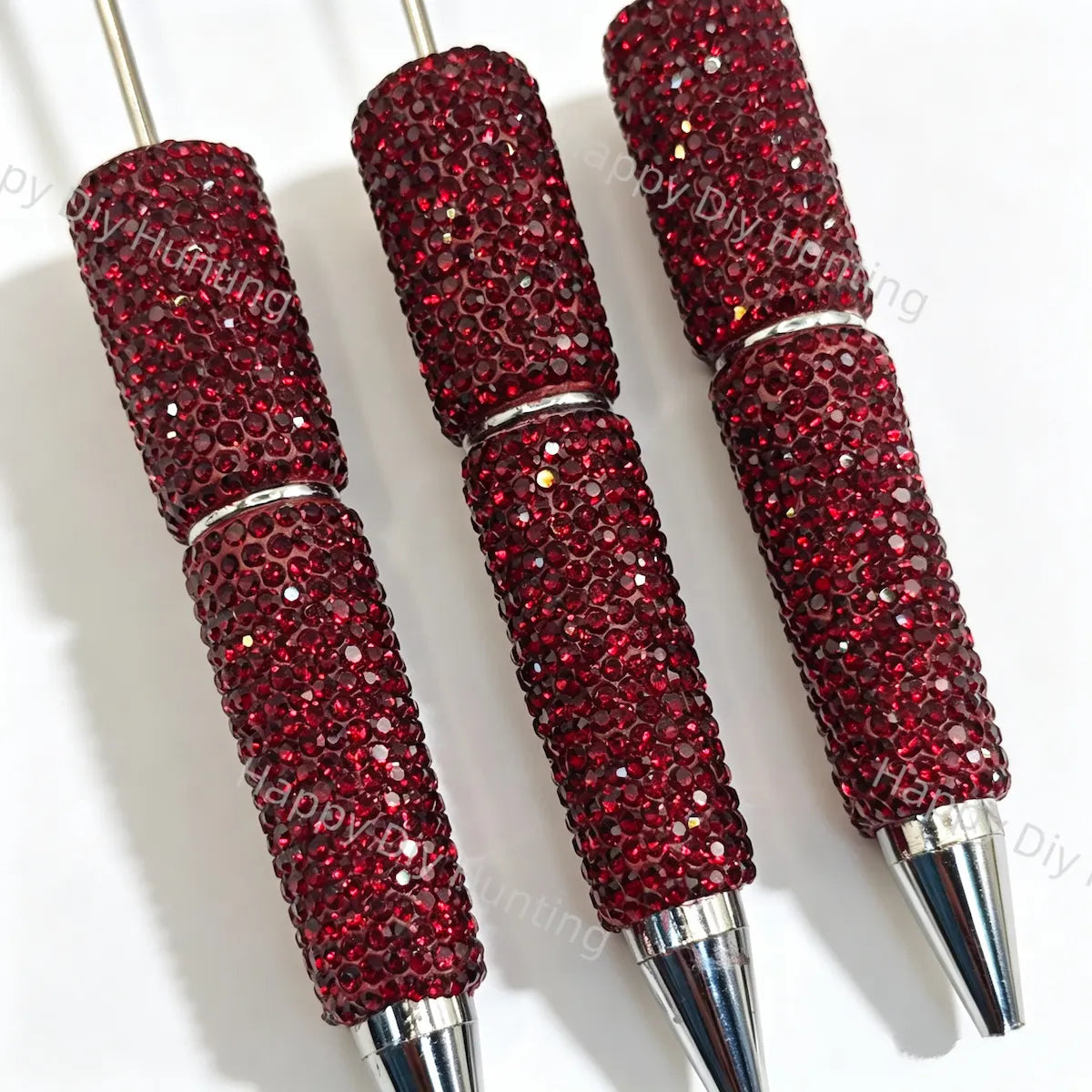 Rhinestone Beadable Pens Wholesale, Matches All Focal Beads & Pen Toppers