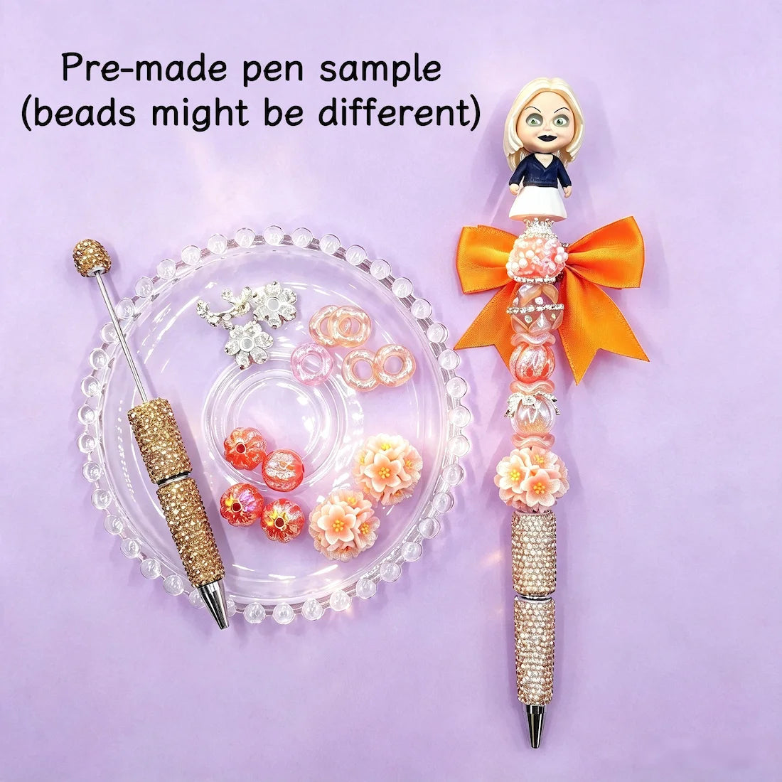 Dark Style Mini Character Pen Topper Fits Most Regular Pen Tops for DIY Craftv