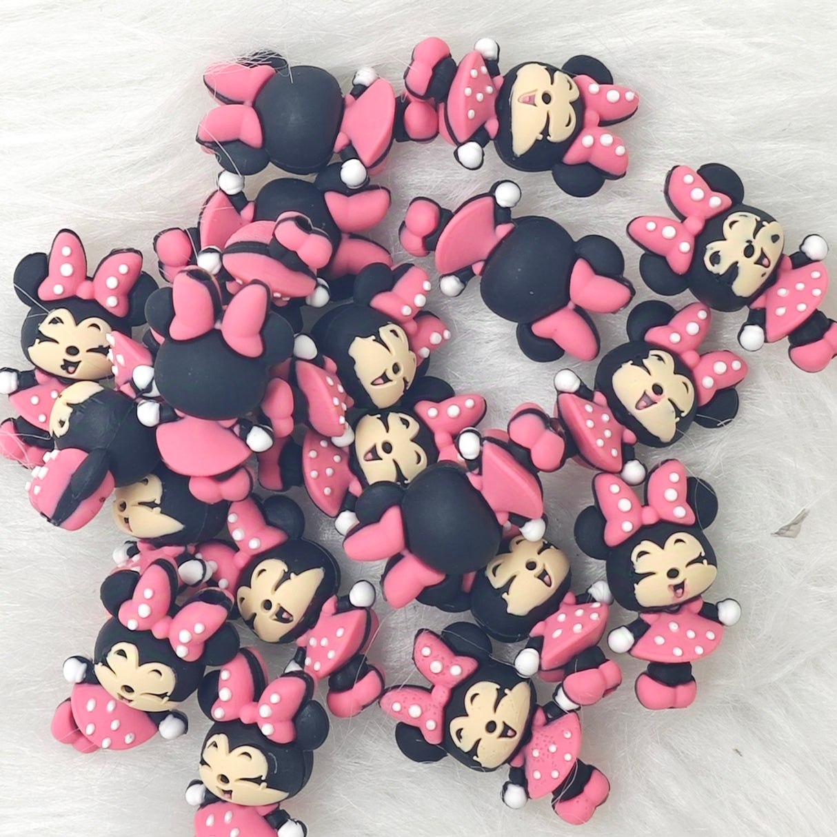 3D Mimi Silicone Focal Beads, character Focal Beads