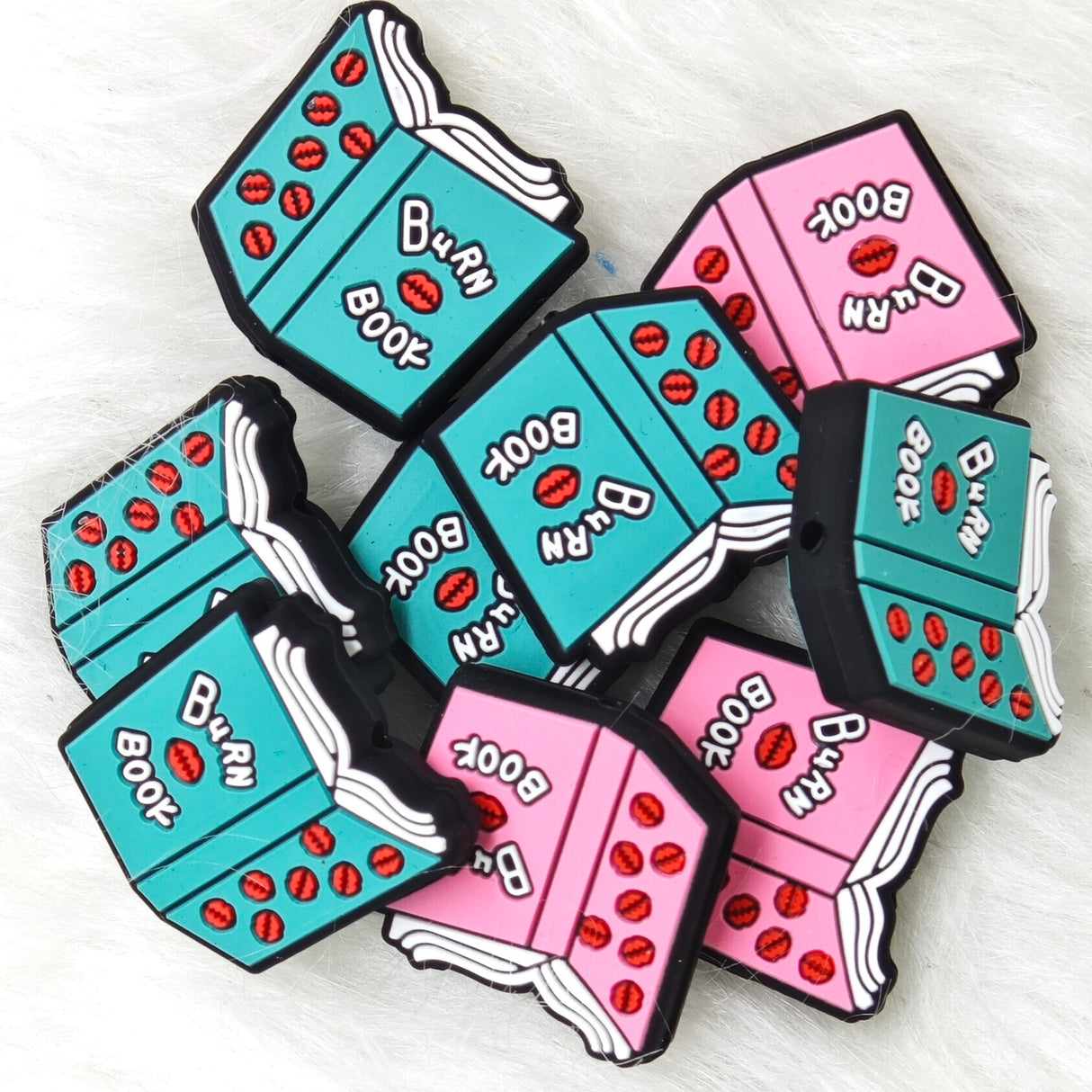 Burn book Silicone Focal Beads Wholesale, teaching focal beads