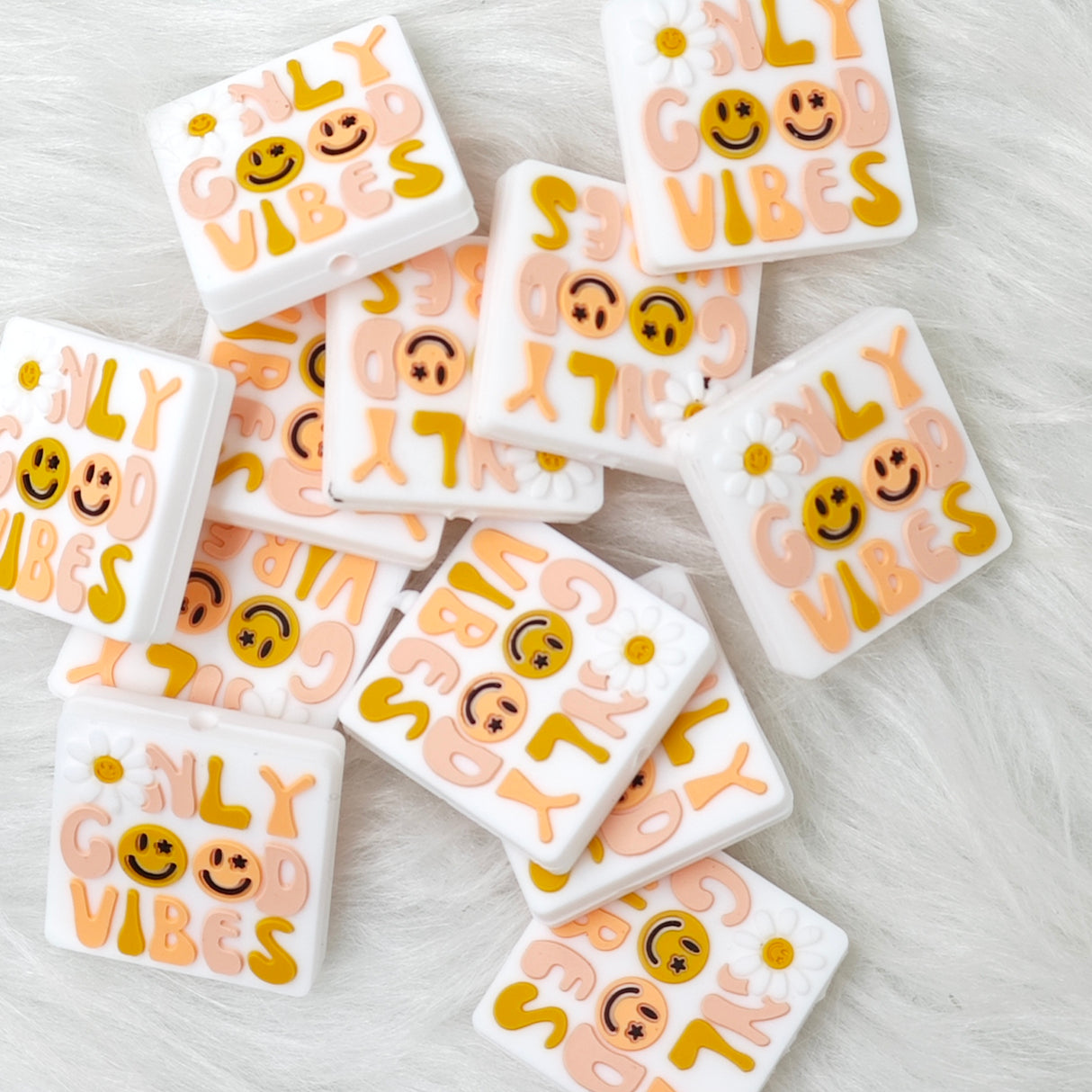 NLY good vibes Silicone Focal Beads Wholesale