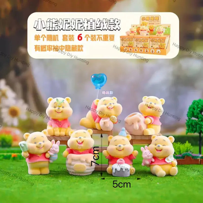 Cute Blind Box Mini Bear Ornaments for Beadable Pen DIY Decoration