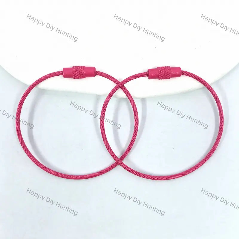 Multicolor Cup Charm Wire For Diy Beadable Keychains