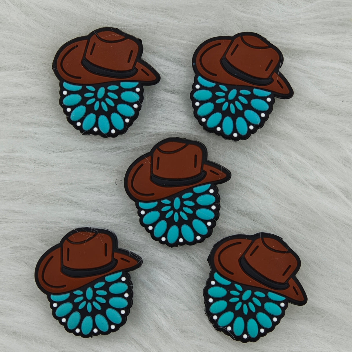 Cowboy hats Silicone Focal Beads Wholesale
