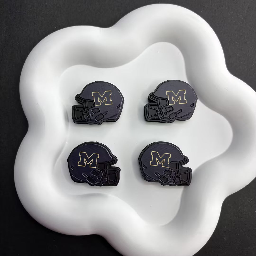 NCAA Team Silicone Focal Beads 1-Pack