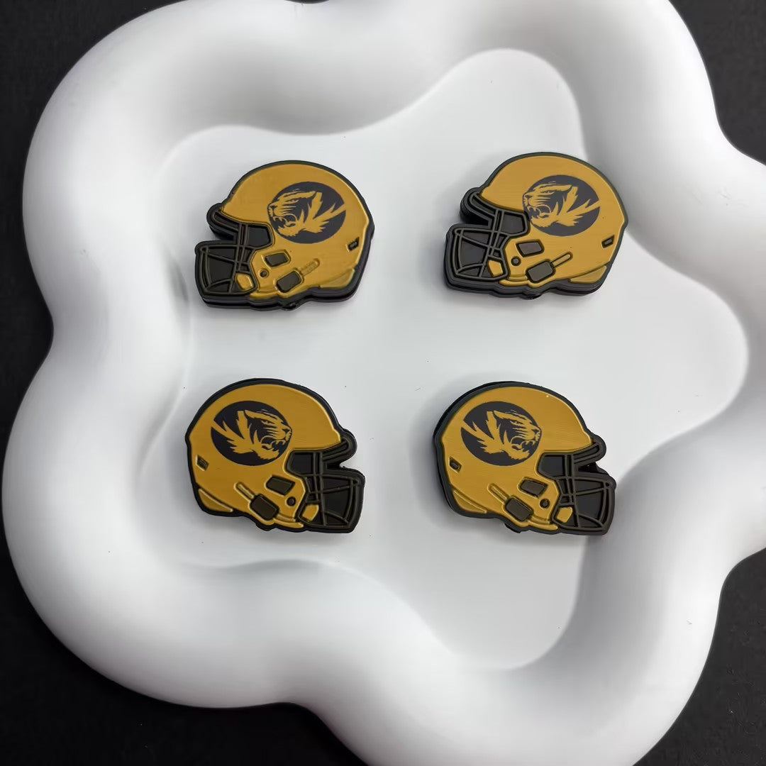 NCAA Team Silicone Focal Beads 1-Pack