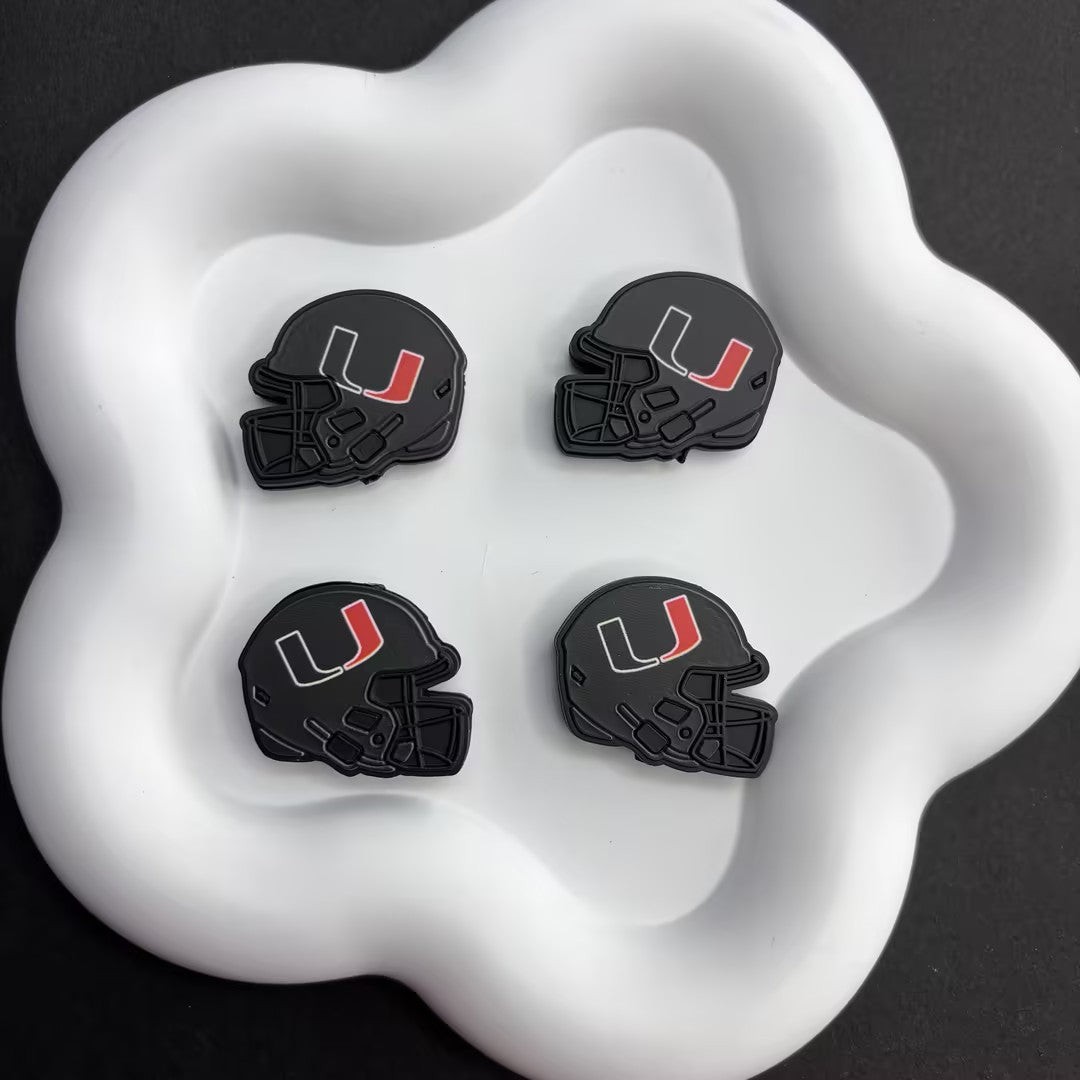 NCAA Team Silicone Focal Beads 1-Pack