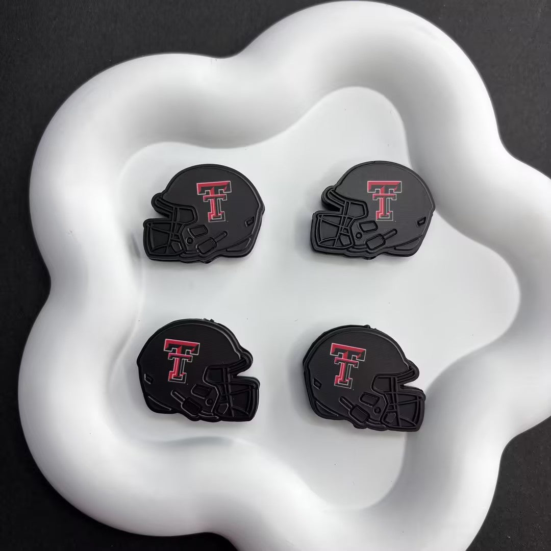 NCAA Team Silicone Focal Beads 1-Pack