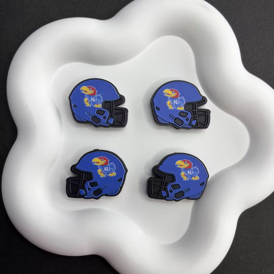 NCAA Team Silicone Focal Beads 1-Pack
