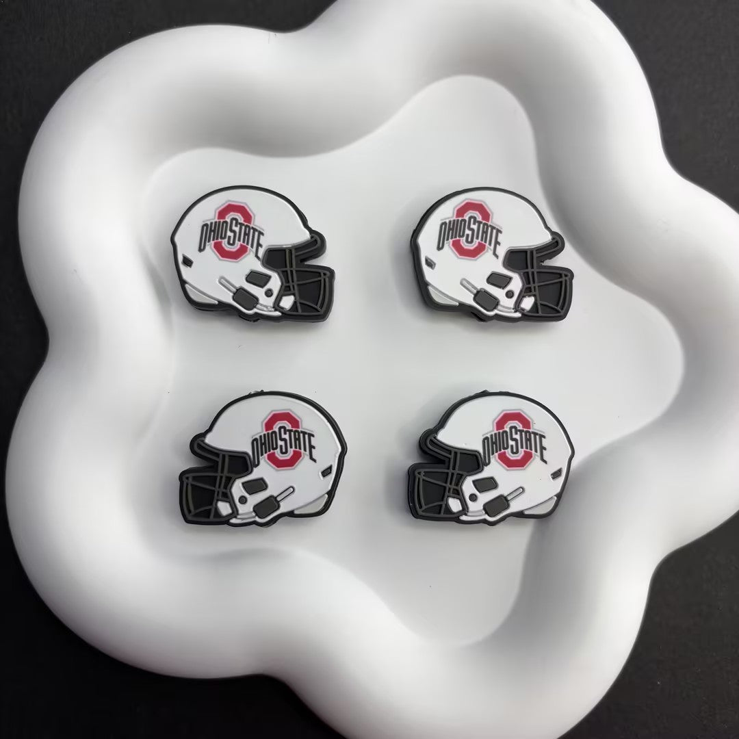NCAA Team Silicone Focal Beads 1-Pack