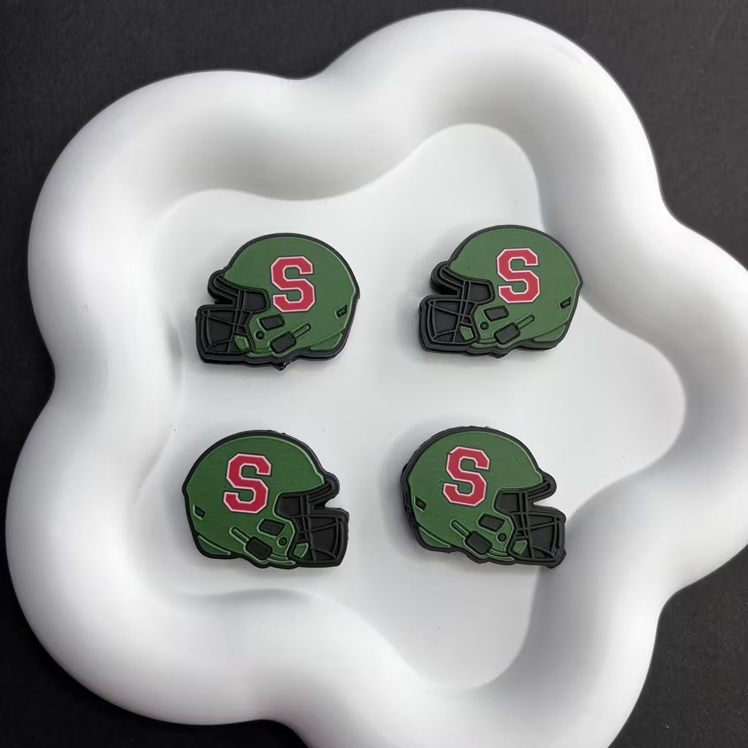 NCAA Team Silicone Focal Beads 1-Pack