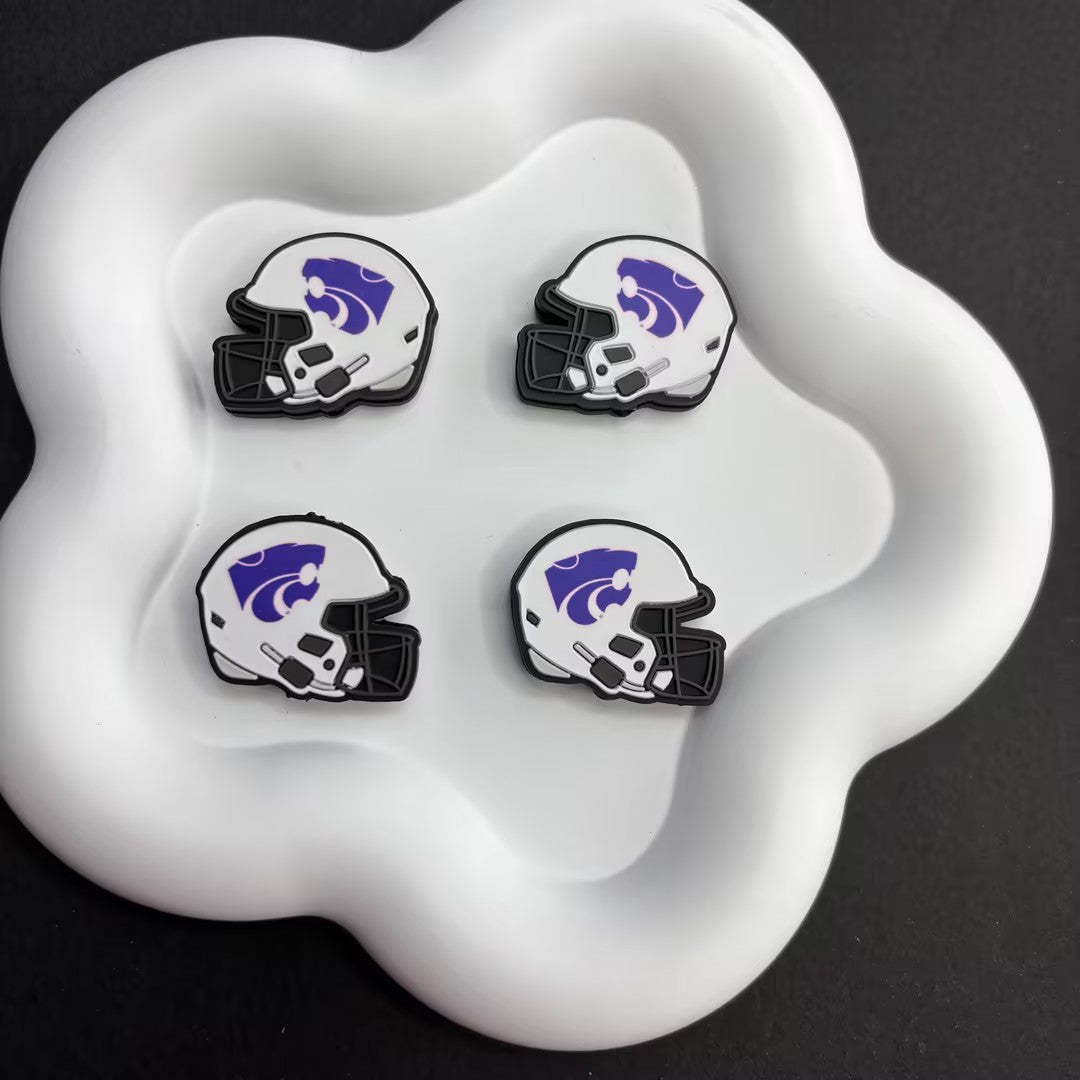 NCAA Team Silicone Focal Beads 1-Pack