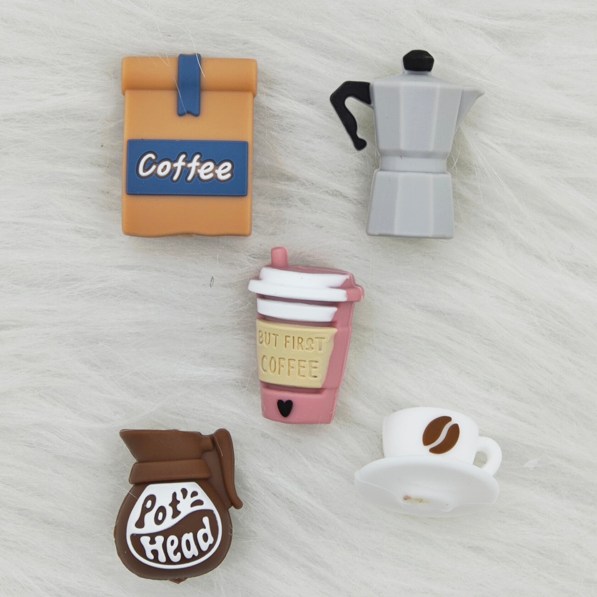 Coffee stuffs Silicone Focal Beads Wholesale