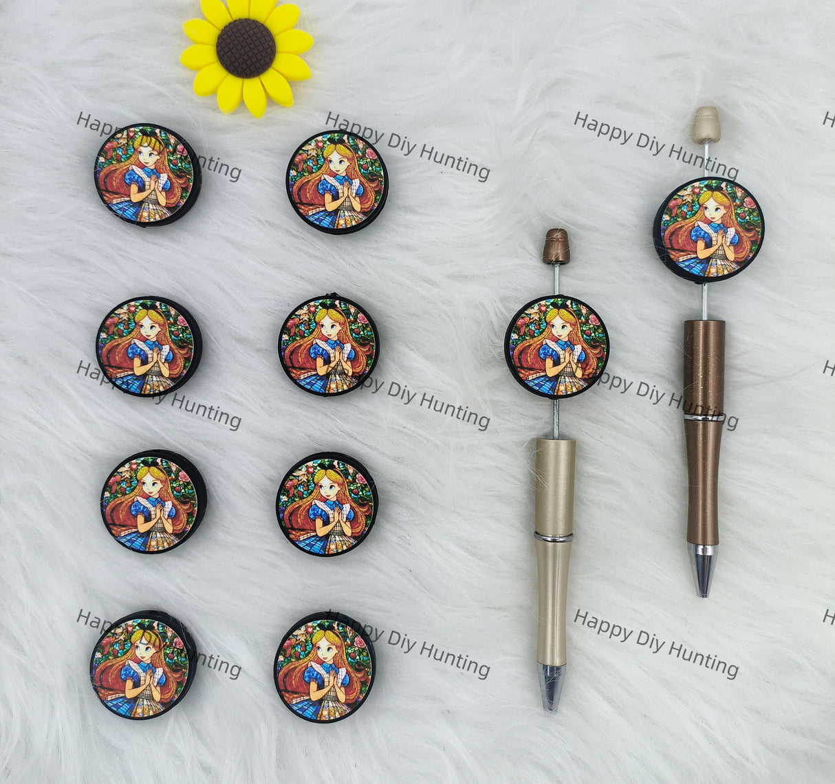 Alice Silicone Focal Beads Wholesale, silicone focal beads for pens