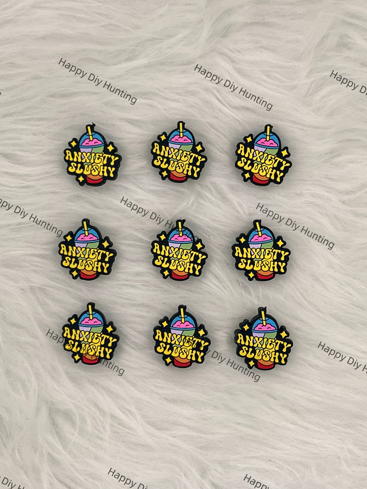 Anxiety Slushy Silicone Focal Beads