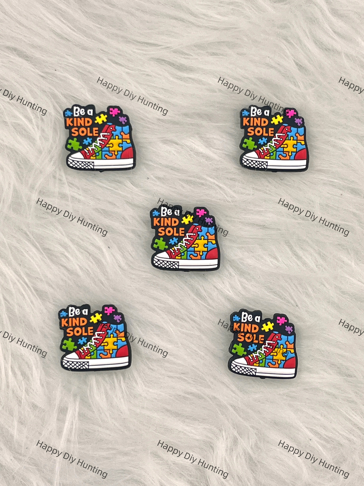 Be A Kind Sole Silicone Focal Bead