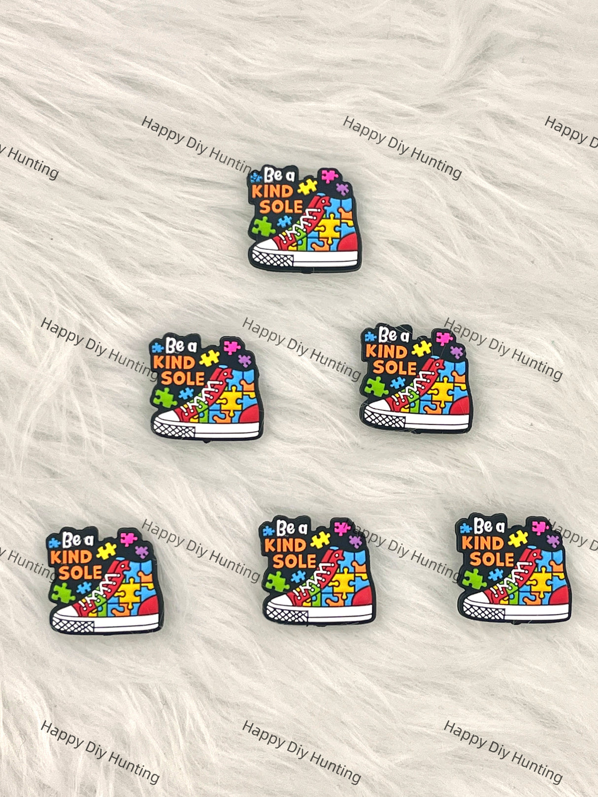 Be A Kind Sole Silicone Focal Bead