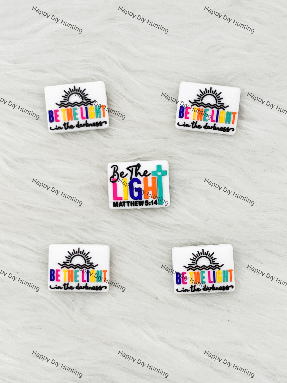 Be The Light In The Darkness& Be The Light Matthew 5:14 Silicone Focal Beads Wholesale, silicone focal beads for pens