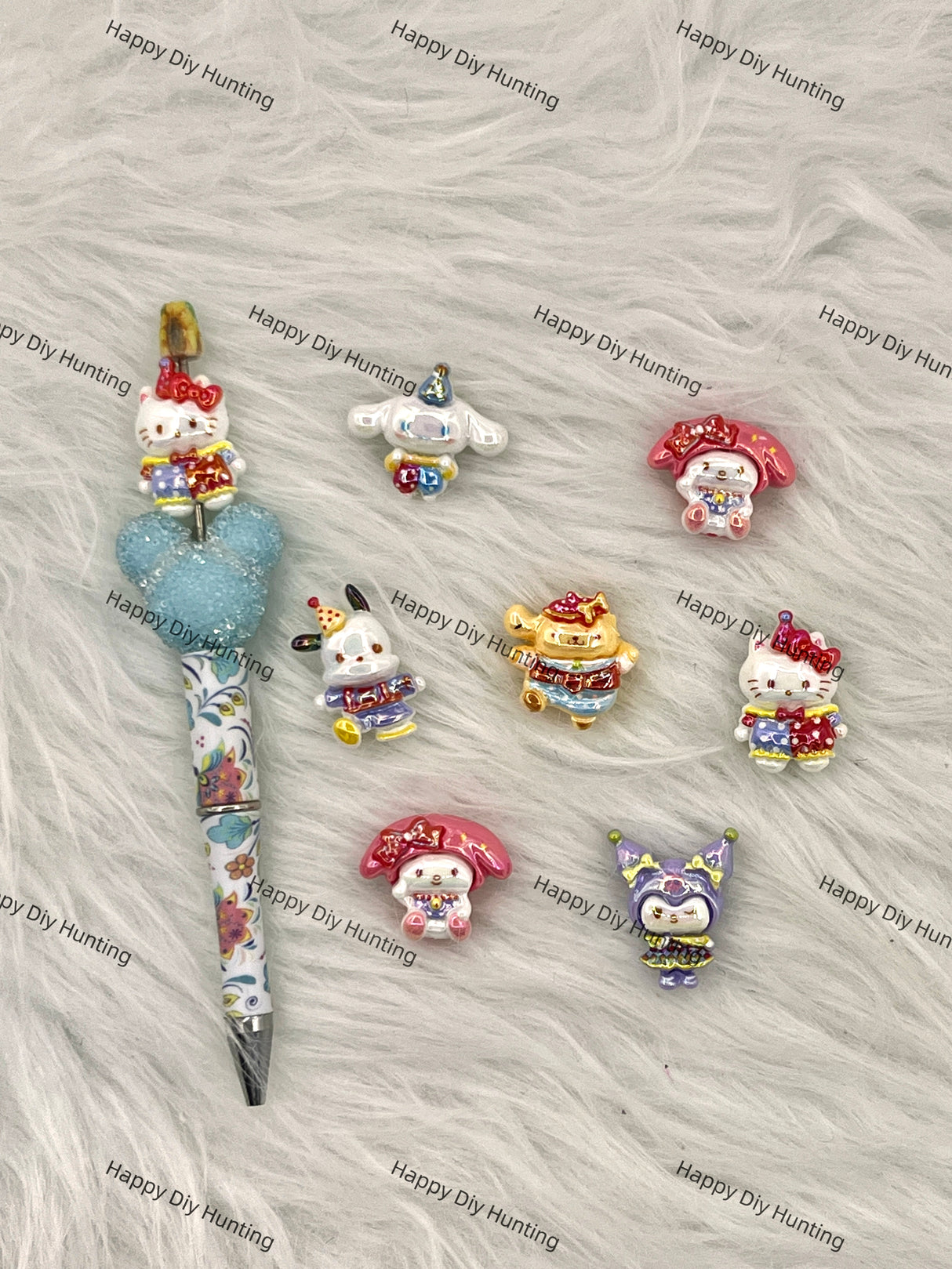 Beadable CircusHK Acrylic Beads DIY Charms