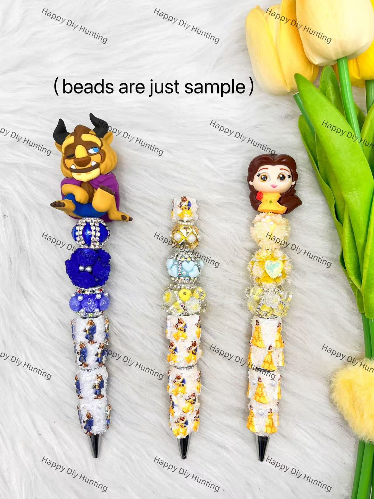 Beauty And the Beast Character Pen Topper
