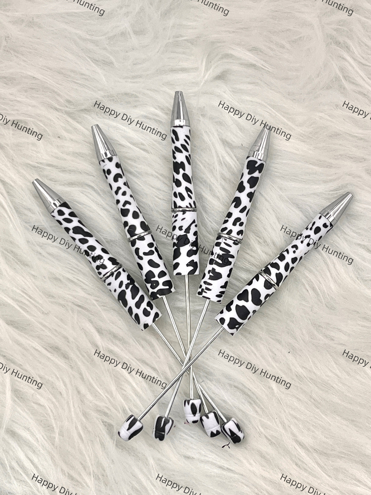 Black And White Spots Beadable pens bulk