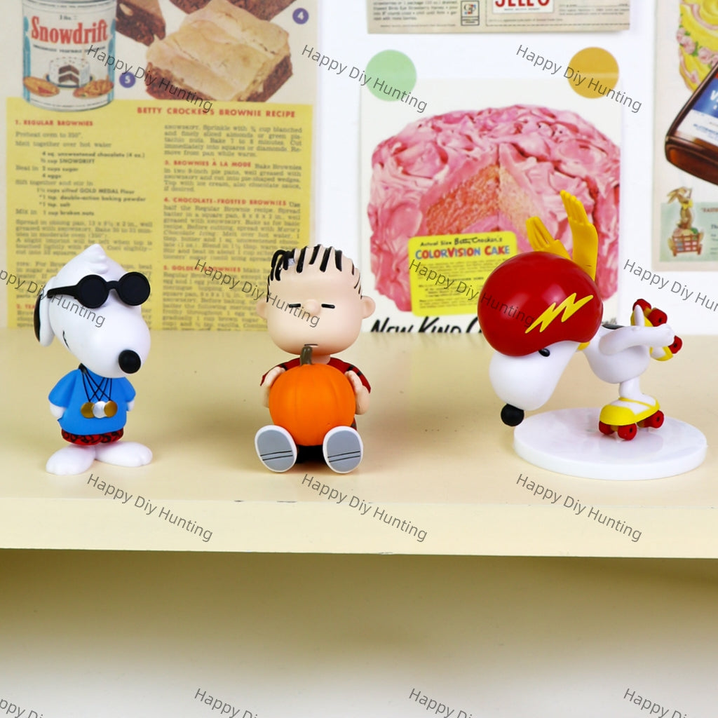 Charming Set Of Peanuts Characters Pen Topper